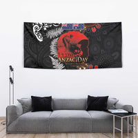 Australia and New Zealand ANZAC Day Tapestry Aboriginal and Maori Art Pattern - Gallipoli Lest We Forget