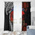 Australia and New Zealand ANZAC Day Window Curtain Aboriginal and Maori Art Pattern - Gallipoli Lest We Forget