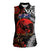 Australia and New Zealand ANZAC Day Women Sleeveless Polo Shirt Aboriginal and Maori Art Pattern - Gallipoli Lest We Forget