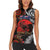 Australia and New Zealand ANZAC Day Women Sleeveless Polo Shirt Aboriginal and Maori Art Pattern - Gallipoli Lest We Forget