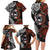 Australia and New Zealand Together Family Matching Long Sleeve Bodycon Dress and Hawaiian Shirt Aboriginal and Maori Art Tattoo