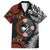 Australia and New Zealand Together Family Matching Summer Maxi Dress and Hawaiian Shirt Aboriginal and Maori Art Tattoo