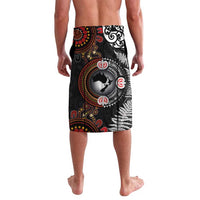 Australia and New Zealand Together Lavalava Aboriginal and Maori Art Tattoo