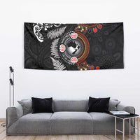Australia and New Zealand Together Tapestry Aboriginal and Maori Art Tattoo