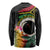 Vanuatu Selebretem 44th Indipendens Dei Long Sleeve Shirt Sand Drawing Turtle Melanesian Vibes