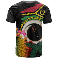 Vanuatu Selebretem 44th Indipendens Dei T Shirt Sand Drawing Turtle Melanesian Vibes