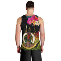 Vanuatu Ni-Van Men Tank Top Coat of Arms Sand Drawing LT03 - Polynesian Pride
