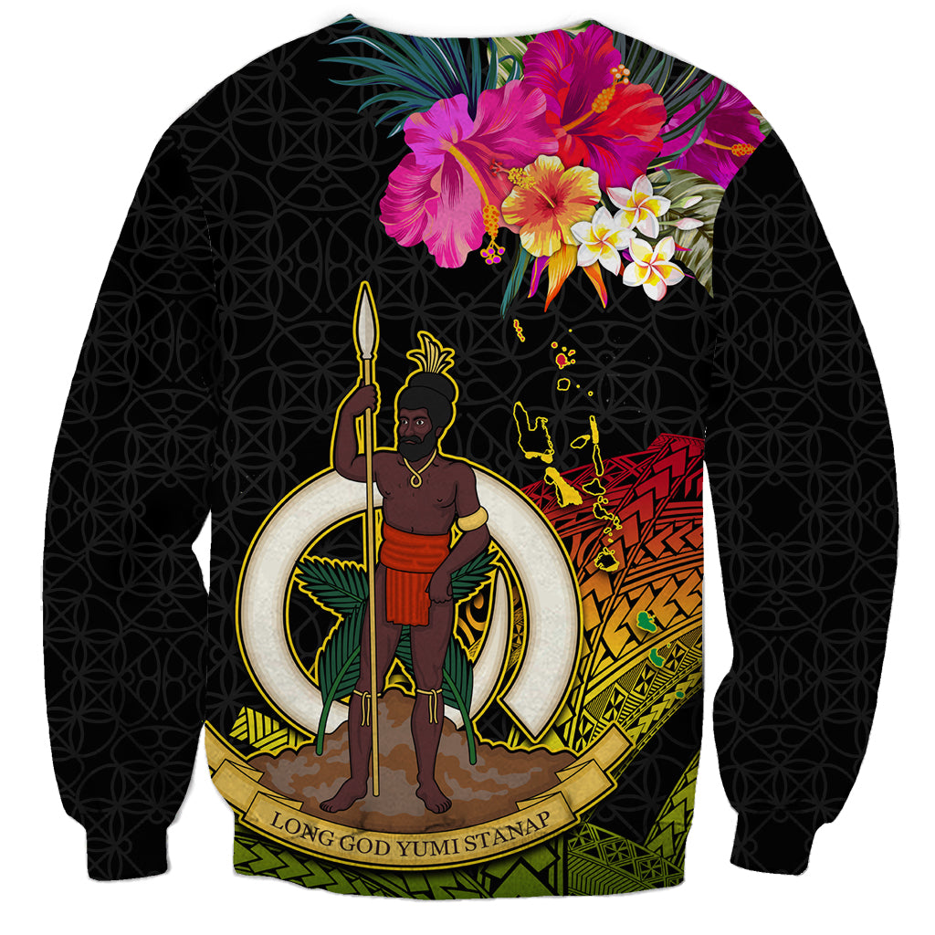 Vanuatu Ni-Van Sweatshirt Coat of Arms Sand Drawing LT03 - Polynesian Pride