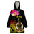 Vanuatu Ni-Van Wearable Blanket Hoodie Coat of Arms Sand Drawing