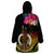 Vanuatu Ni-Van Wearable Blanket Hoodie Coat of Arms Sand Drawing