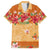 Hawaii Hibiscus Family Matching Tank Maxi Dress and Hawaiian Shirt Turtles and Tribal Motifs Vintage Floral Style