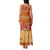 Hawaii Hibiscus Family Matching Tank Maxi Dress and Hawaiian Shirt Turtles and Tribal Motifs Vintage Floral Style