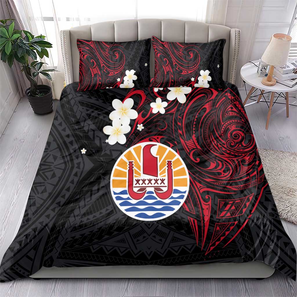 French Polynesia Tiare Day Bedding Set Seal and Polynesian Pattern LT03 - Polynesian Pride