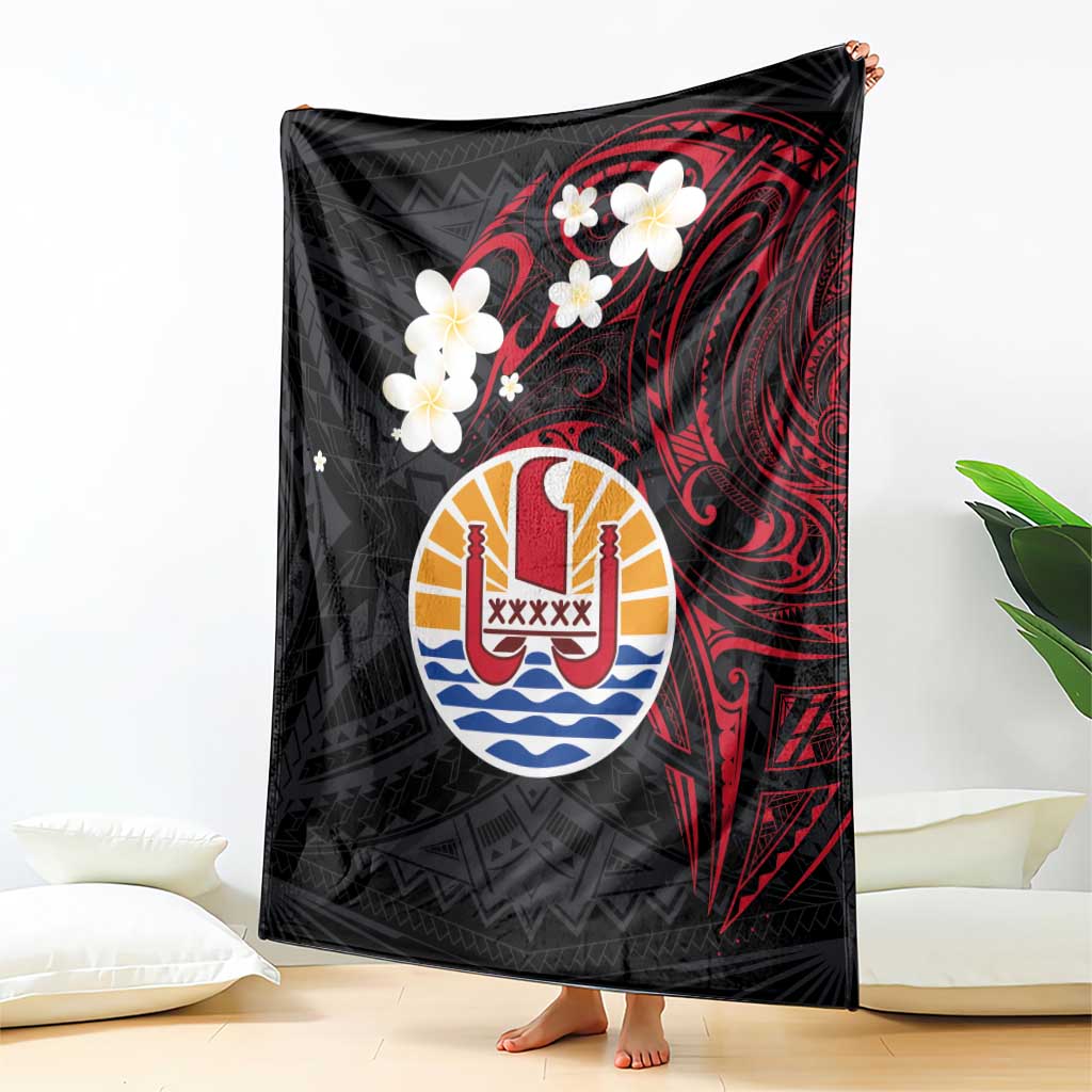 French Polynesia Tiare Day Blanket Seal and Polynesian Pattern LT03 - Polynesian Pride