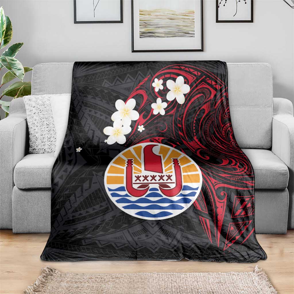 French Polynesia Tiare Day Blanket Seal and Polynesian Pattern LT03 - Polynesian Pride