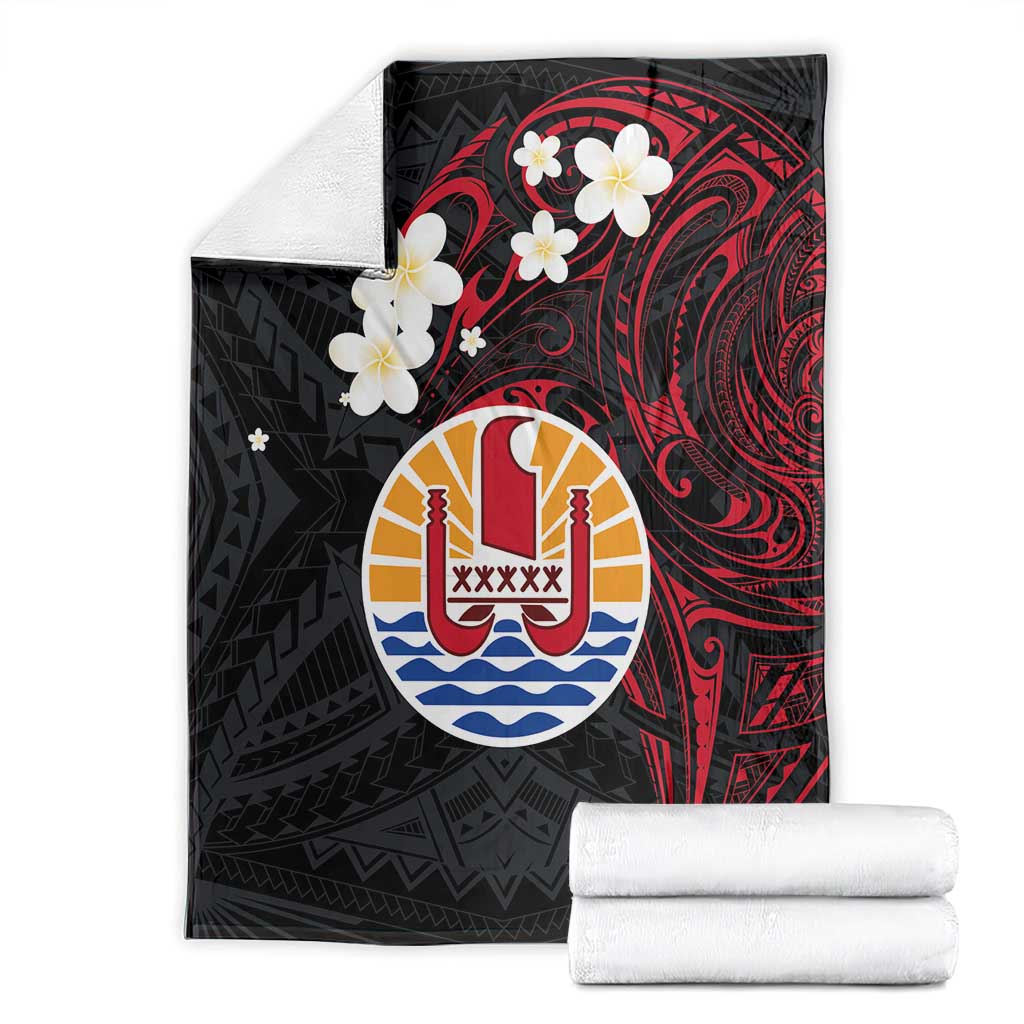 French Polynesia Tiare Day Blanket Seal and Polynesian Pattern LT03 - Polynesian Pride