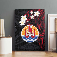 French Polynesia Tiare Day Canvas Wall Art Seal and Polynesian Pattern LT03 - Polynesian Pride