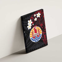 French Polynesia Tiare Day Canvas Wall Art Seal and Polynesian Pattern LT03 - Polynesian Pride