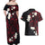 French Polynesia Tiare Day Couples Matching Off Shoulder Maxi Dress and Hawaiian Shirt Seal and Polynesian Pattern