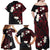 French Polynesia Tiare Day Family Matching Off Shoulder Maxi Dress and Hawaiian Shirt Seal and Polynesian Pattern