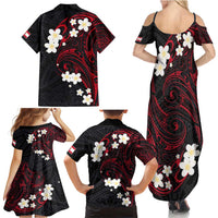 French Polynesia Tiare Day Family Matching Summer Maxi Dress and Hawaiian Shirt Seal and Polynesian Pattern LT03 - Polynesian Pride