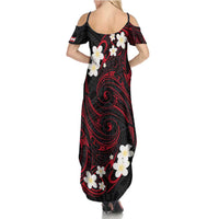 French Polynesia Tiare Day Family Matching Summer Maxi Dress and Hawaiian Shirt Seal and Polynesian Pattern LT03 - Polynesian Pride