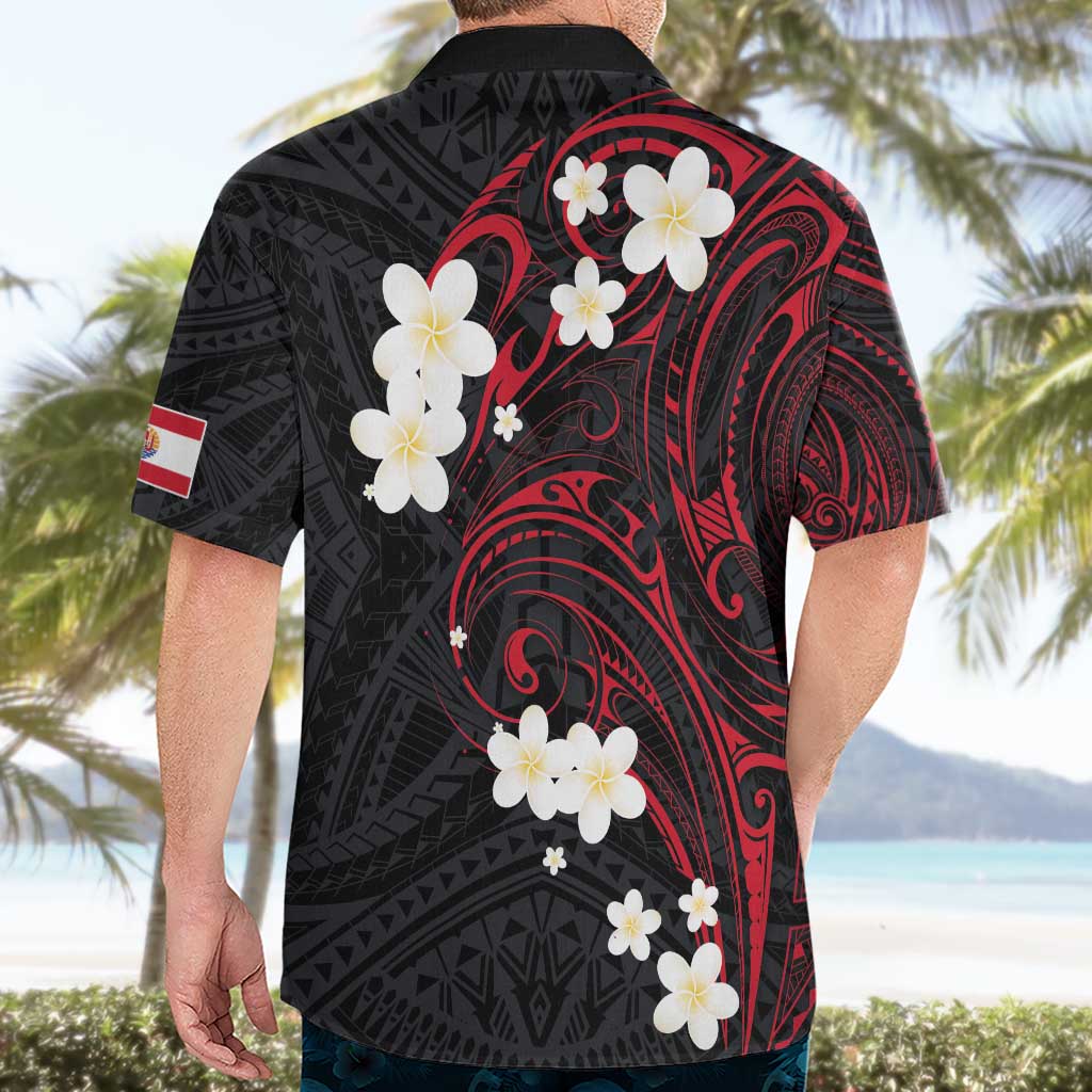 French Polynesia Tiare Day Hawaiian Shirt Seal and Polynesian Pattern LT03 - Polynesian Pride