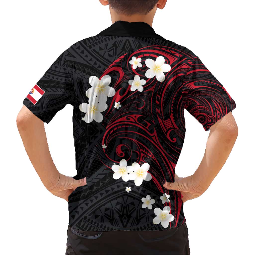 French Polynesia Tiare Day Hawaiian Shirt Seal and Polynesian Pattern LT03 - Polynesian Pride