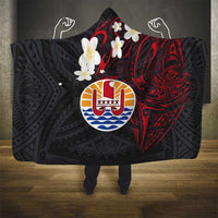 French Polynesia Tiare Day Hooded Blanket Seal and Polynesian Pattern LT03 - Polynesian Pride