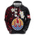 French Polynesia Tiare Day Hoodie Seal and Polynesian Pattern