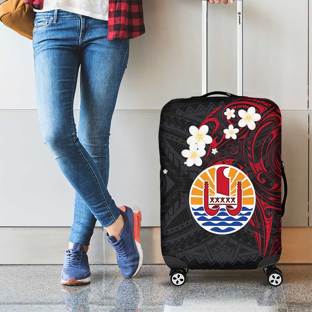 French Polynesia Tiare Day Luggage Cover Seal and Polynesian Pattern