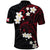 French Polynesia Tiare Day Polo Shirt Seal and Polynesian Pattern