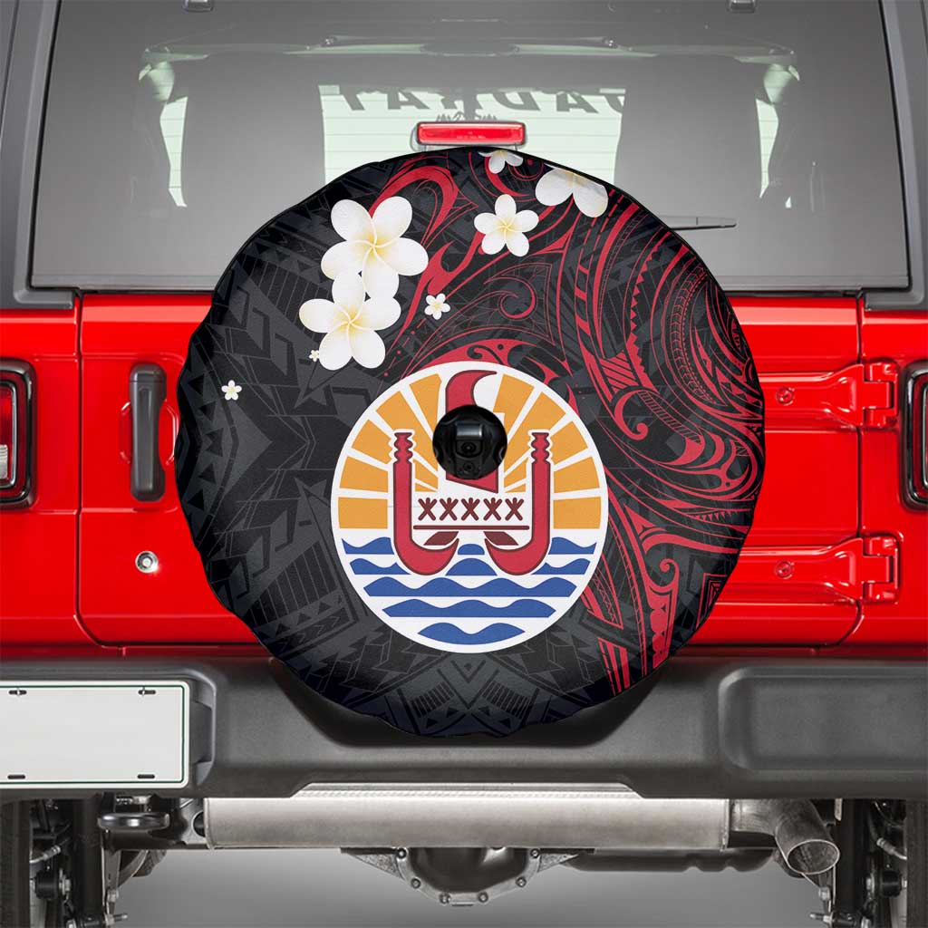 French Polynesia Tiare Day Spare Tire Cover Seal and Polynesian Pattern LT03 - Polynesian Pride