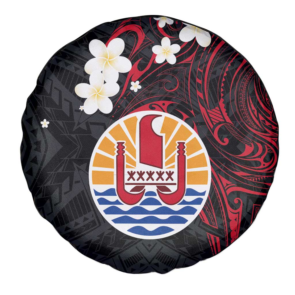 French Polynesia Tiare Day Spare Tire Cover Seal and Polynesian Pattern LT03 - Polynesian Pride