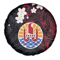 French Polynesia Tiare Day Spare Tire Cover Seal and Polynesian Pattern LT03 - Polynesian Pride