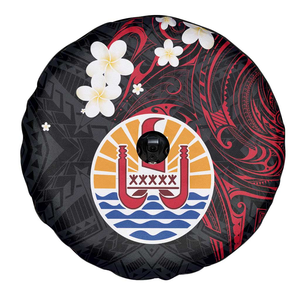 French Polynesia Tiare Day Spare Tire Cover Seal and Polynesian Pattern LT03 - Polynesian Pride