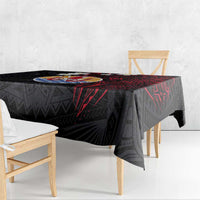 French Polynesia Tiare Day Tablecloth Seal and Polynesian Pattern LT03 - Polynesian Pride