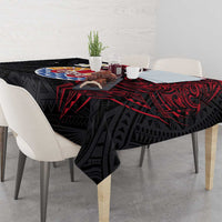 French Polynesia Tiare Day Tablecloth Seal and Polynesian Pattern LT03 - Polynesian Pride