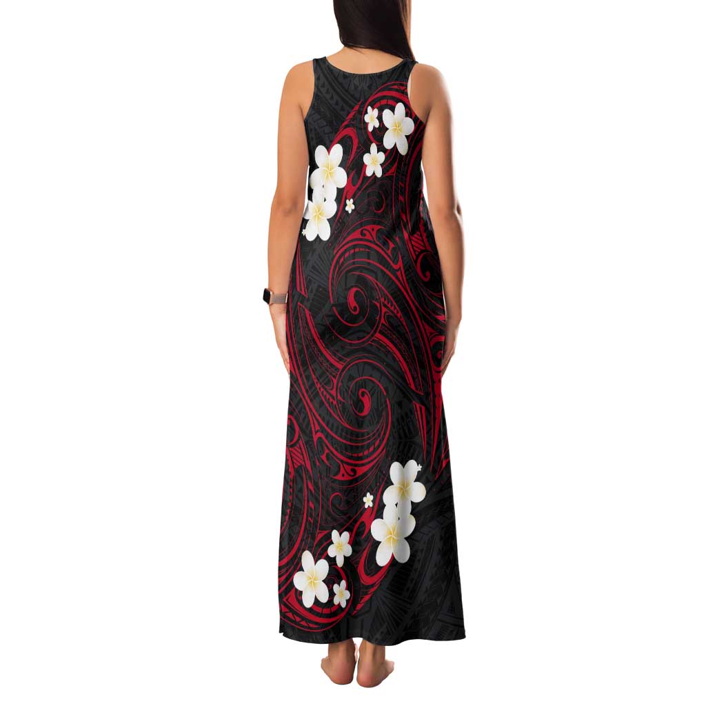 French Polynesia Tiare Day Tank Maxi Dress Seal and Polynesian Pattern LT03 - Polynesian Pride