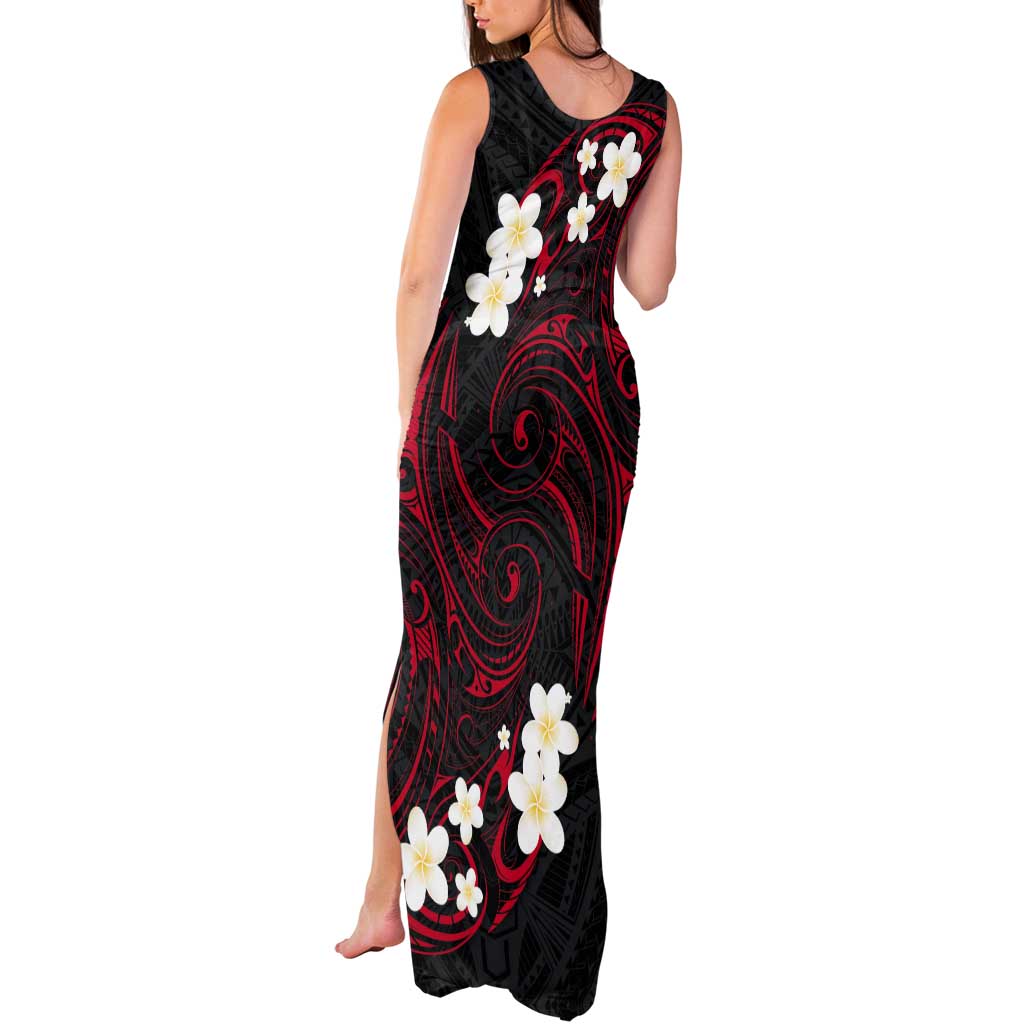French Polynesia Tiare Day Tank Maxi Dress Seal and Polynesian Pattern LT03 - Polynesian Pride