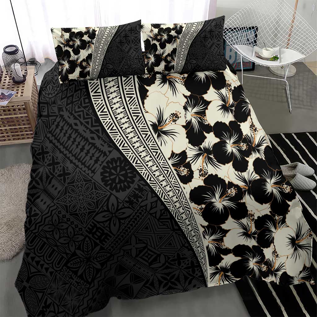 Bula Hibiscus Festival Bedding Set Tapa Pattern Half Style LT03 - Polynesian Pride