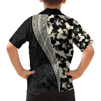 Bula Hibiscus Festival Family Matching Puletasi and Hawaiian Shirt Tapa Pattern Half Style