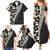 Bula Hibiscus Festival Family Matching Summer Maxi Dress and Hawaiian Shirt Tapa Pattern Half Style