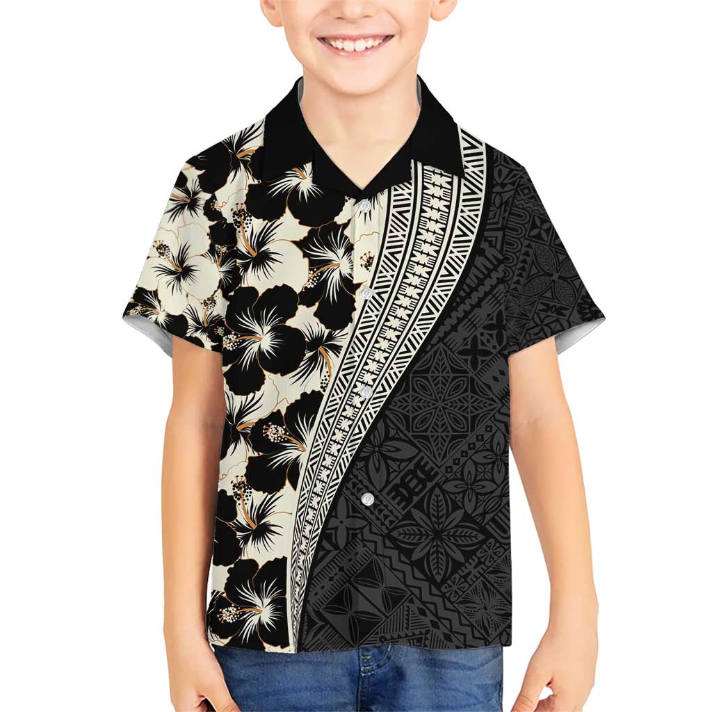 Bula Hibiscus Festival Hawaiian Shirt Tapa Pattern Half Style LT03 - Polynesian Pride