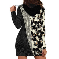Bula Hibiscus Festival Hoodie Dress Tapa Pattern Half Style LT03 - Polynesian Pride