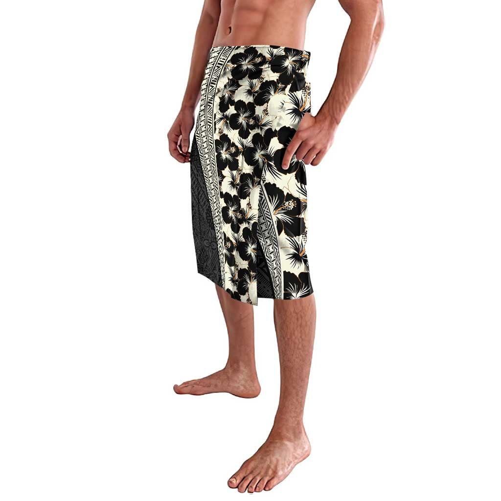 Bula Hibiscus Festival Lavalava Tapa Pattern Half Style LT03 - Polynesian Pride