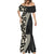 Bula Hibiscus Festival Mermaid Dress Tapa Pattern Half Style