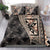 Bula Hibiscus Festival Bedding Set Fijian Masi Pattern Half Style