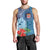 Fiji Day Men Tank Top Tapa Pattern and Hibiscus Flower