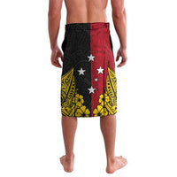 Papua New Guinea Independence Day Lavalava Bird-of-Paradise with Map and Polynesian Pattern LT03 - Polynesian Pride